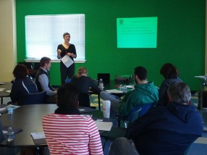 Kaela presents an inclusive fitness training