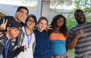 Lizzie posing with the 2014 ATT Peer Leaders