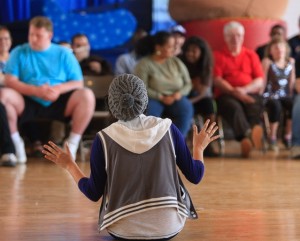 ATT youth performing on stage