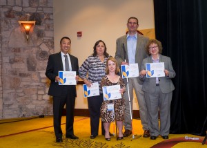 2015 Hall of Fame inductees receive their awards